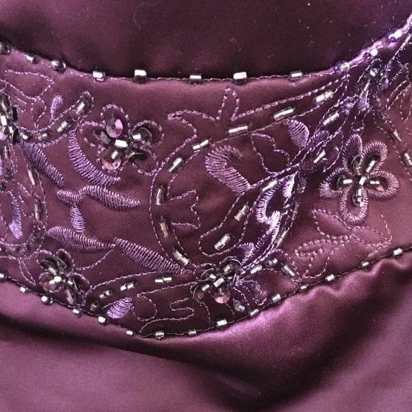 FINAL MARKDOWN Nwt David’s bridal strapless tea length dress 6 - Picture 7 of 13